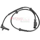 Sensor Raddrehzahl Metzger 09001359 Greenparts für Fiat Vorderachse