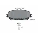 Bremsbelagsatz Scheibenbremse Textar 2280301 Q+ für Mitsubishi für Renault