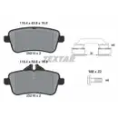 Bremsbelagsatz Scheibenbremse Textar 2521509 Q+ für Mercedes Benz Hinterachse