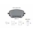 Bremsbelagsatz Scheibenbremse Textar 2298701 Q+ für Mercedes Benz Hinterachse