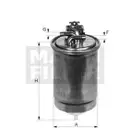 Kraftstofffilter Mann-filter WK 853/12 Z für Vag