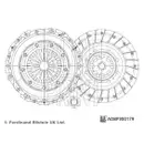 BLUE PRINT Bremsbelagsatz ADBP420028