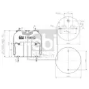 FEBI BILSTEIN 175642 Luftfederbalg
