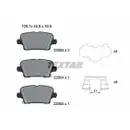 Bremsbelagsatz Scheibenbremse Textar 2295301 für Opel für Vauxhall Hinterachse