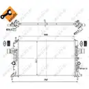Kühler Motorkühlung Nrf 53000 Easy Fit für Opel für Vauxhall