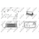 Ölkühler Motoröl Nrf 31270 für Audi
