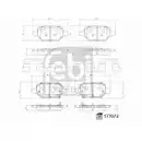 FEBI BILSTEIN 177073 Bremsbelagsatz für OPEL, CHEVROLET