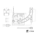 Lenker Radaufhängung Febi Bilstein 177838 für Fiat für Jeep Vorderachse Links