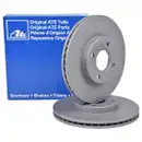 ATE 24.0123-0122.1 Bremsscheiben 2 Stück FORD