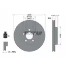 TEXTAR 92241603 Bremsscheiben 2 Stück MERCEDES-BENZ