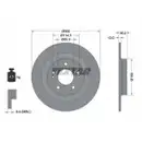 TEXTAR 92267403 Bremsscheiben 2 Stück MITSUBISHI