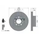 TEXTAR 92275003 Bremsscheiben 2 Stück für FIAT