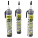 Petec 97720 3er Set Silikondichtung Matic SD schwarz 600ml