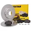 Textar Bremsenset Scheiben 284 mm voll Bremsbeläge vorn Mercedes C-Klasse W202