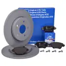 ATE Bremsenset Scheiben 280 mm voll Bremsbeläge hinten Mondeo III Jaguar X-Type