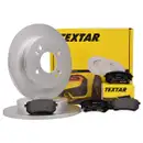 Textar Bremsenset Bremsscheiben 234 mm voll Bremsbeläge hinten Picanto I BA