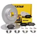 Textar Bremsenset Bremsscheiben 240 mm voll Bremsbeläge hinten Corsa C