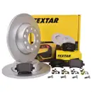 Textar Bremsenset Bremsscheiben 282 mm voll Bremsbeläge hinten Passat 3C