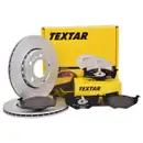 Textar Bremsenset Scheiben 239 mm belüftet Bremsbeläge vorn Polo 4 9N Fabia I