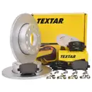 Textar Bremsenset Bremsscheiben Ø256 Bremsbeläge hinten Audi Skoda VW