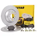 Textar Bremsenset Bremsscheiben 302 mm voll Bremsbeläge hinten A6 4F