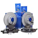 ATE Set Scheiben Ø284 vorn Ø258 hinten belüftet Beläge Ceramic WK BMW 1er F20/21