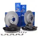ATE Set Scheiben Ø295 vorn Ø300 hinten Ceramic WK Mercedes E-Klasse