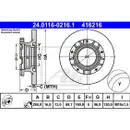 ATE 24.0116-0216.1 Bremsscheiben 2 Stück für FORD