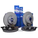 ATE Set Bremsscheiben Ø332 vorn Ø320 hinten Bremsbeläge WK BMW X5 X6