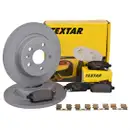 Textar Bremsenset Bremsscheiben Ø268 voll Bremsbeläge hinten Opel Astra J Mokka