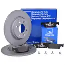 ATE Bremsenset Bremsscheiben Ø259 voll Bremsbeläge Ceramic vorn Dacia Smart