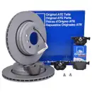 ATE Bremsenset Bremsscheiben Ø320 belüftet Bremsbeläge WK hinten BMW 5er 6er