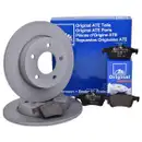 ATE Bremsenset Bremsscheiben Ø265 voll Bremsbeläge hinten Mazda 3