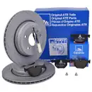 ATE Bremsenset Powerdisc Bremsscheiben Ø320 Beläge Ceramic WK hinten BMW 5er