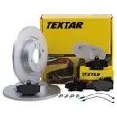 Textar Bremsenset Bremsscheiben Ø259 voll Bremsbeläge vorn Dacia Renault
