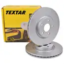 Original TEXTAR 92141305 Bremsscheiben 2 Stück vorne für FORD