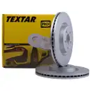 Original TEXTAR 92229205 Bremsscheiben 2 Stück für AUDI