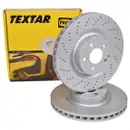 TEXTAR 92224605 Bremsscheiben 2 Stück vorne für MERCEDES-BENZ