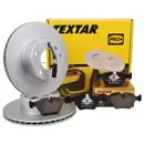 Textar Bremsenset Bremsscheiben Ø296 belüftet Beläge Ceramic WK vorn BMW 5er