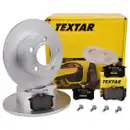 Textar Bremsenset Bremsscheiben Ø245 voll Bremsbeläge hinten Audi A6