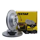 Textar Bremsenset Bremsscheiben Ø300 belüftet Bremsbeläge hinten WK BMW 1er 3er