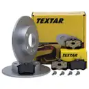 Textar Bremsenset Bremsscheiben Ø230 voll Bremsbeläge hinten VW Skoda Audi Seat
