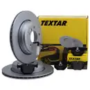 Textar Bremsenset Bremsscheiben Ø320 belüftet Bremsbeläge WK hinten BMW 5er