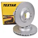 TEXTAR 50006747 1 Set Bremsscheiben für vorne links und rechts für AUDI