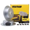 Textar Bremsenset Bremsscheiben Ø262 voll Bremsbeläge hinten Hyundai KIA