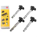 4x NGK Zündspule Audi A1 A3 A4 B7 A5 A6 VW Passat 3C T5 Golf 5 6 Tiguan