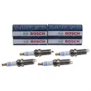 4x Bosch Zündkerze Mercedes C-Klasse E-Klasse W203 W211 CLK C209 SLK R171