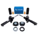 2x SACHS Stoßdämpfer Vorderachse Gasdruck + Domlager + Staubschutz VW Golf 5 6