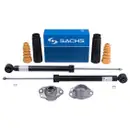 Original 2x SACHS Stoßdämpfer Hinterachse Gasdruck + Domlager + Staubschutz VW P