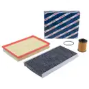 BOSCH Filterset Luftfilter + Ölfilter + Innenraumfilter Opel Corsa C 1.2 75PS